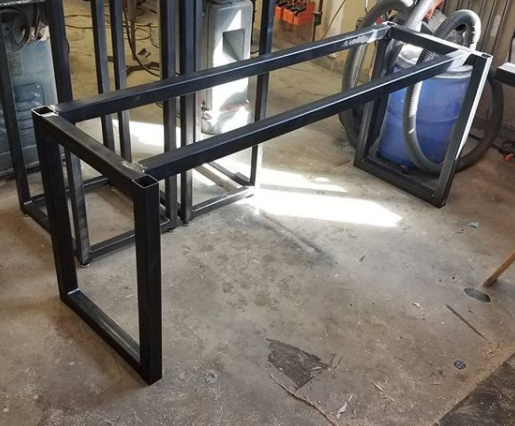 Custom Metal Table Frames - Four Fields Furniture