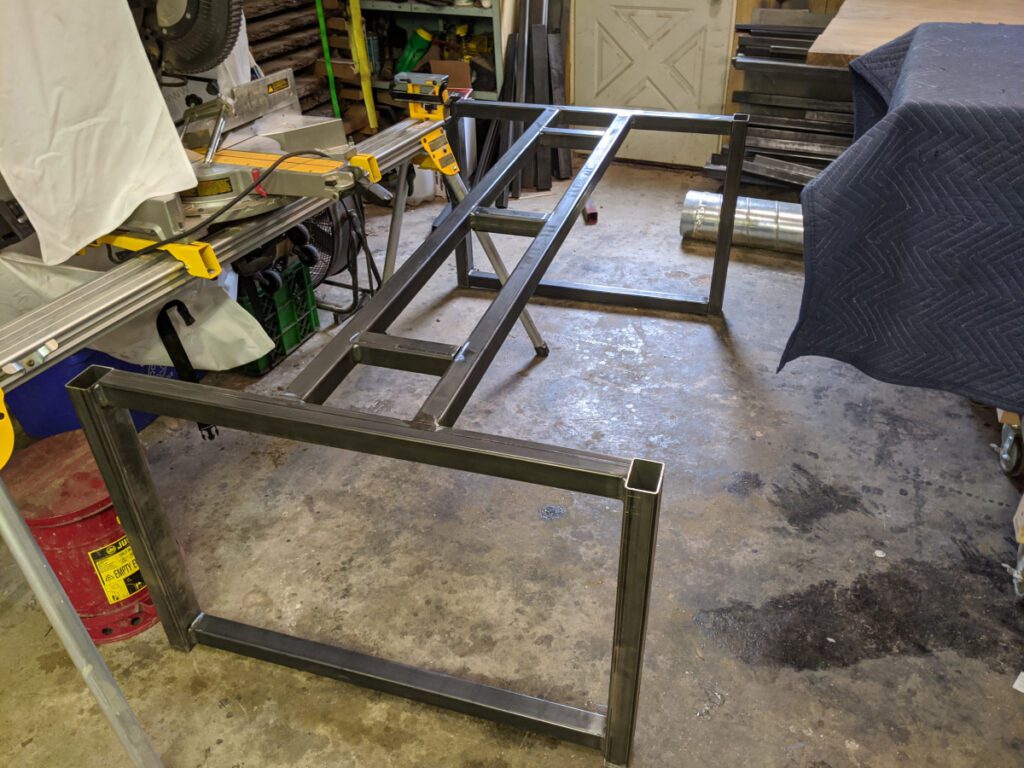 Custom Metal Table Frames - Four Fields Furniture