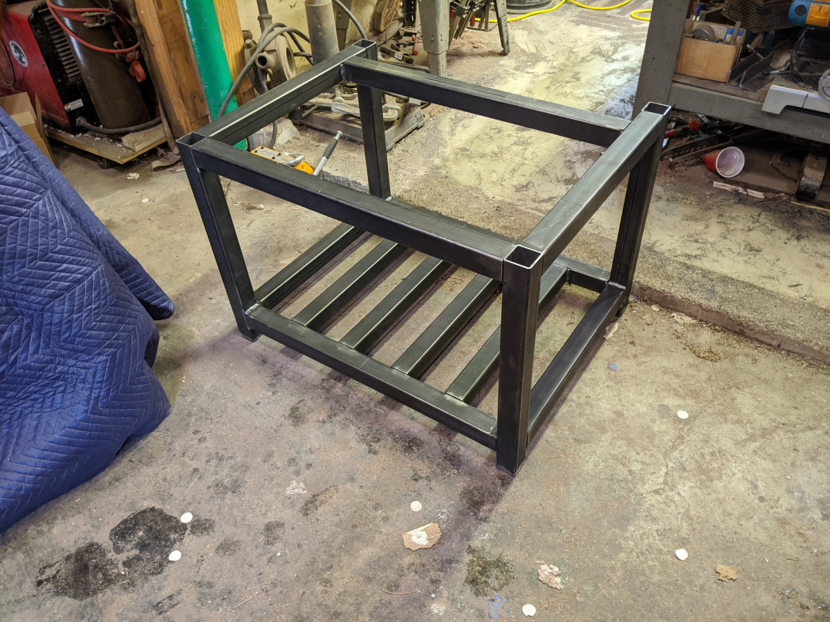 Custom Metal Table Frames - Four Fields Furniture