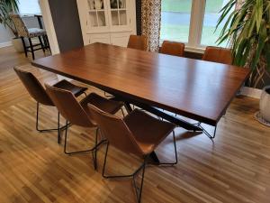 custom mahogany dining table minneapolis custom furniture 