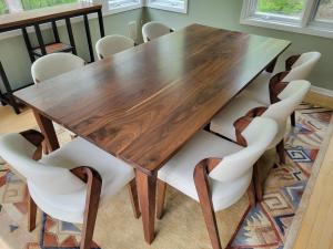 custom walnut dining table minneapolis st. paul mn