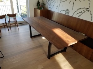 Modern Walnut Dining table        