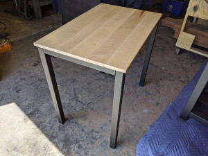 custom maple kitchen table custom furniture maker minneapolis and st. paul mn       