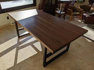 custom walnut dining table minneapolis mn custom dining table st. paul mn               