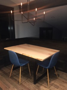 maple live edge dining table 3    